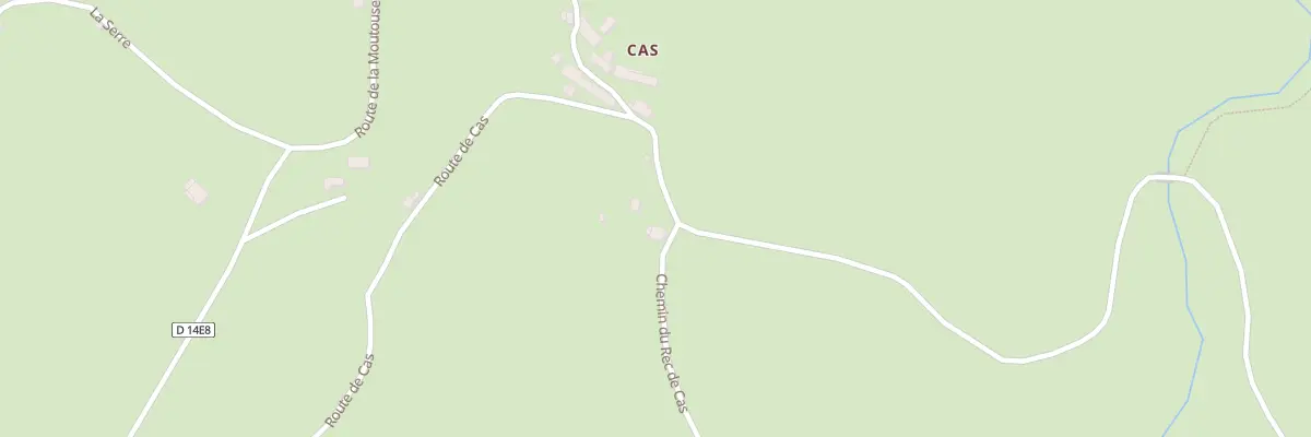 Plan du 6589F Cas à La Salvetat-sur-Agout