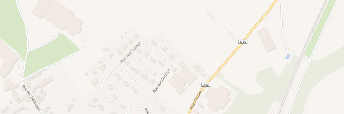 Plan du 2 Rue des Champs à Miraumont