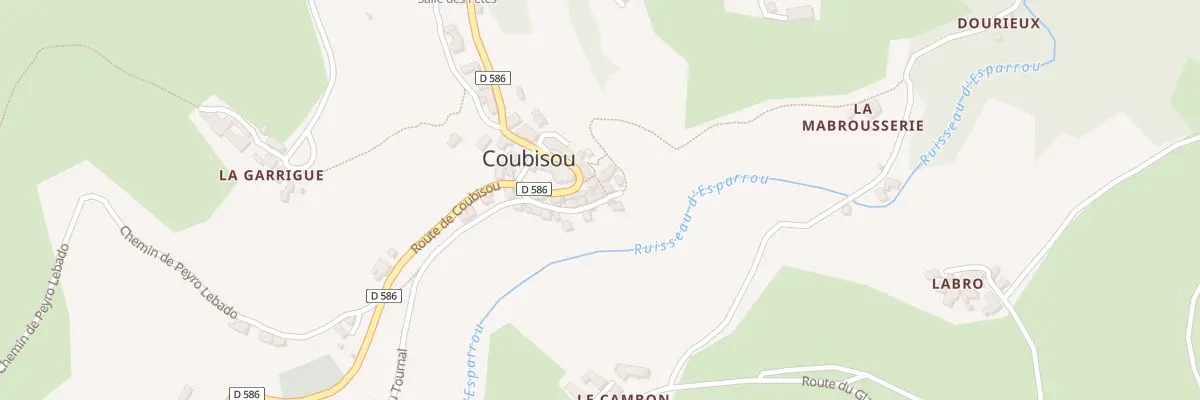 Plan du 300 Coubisou à Coubisou