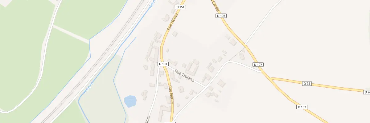 Plan du 3 Rue Trojano à Miraumont