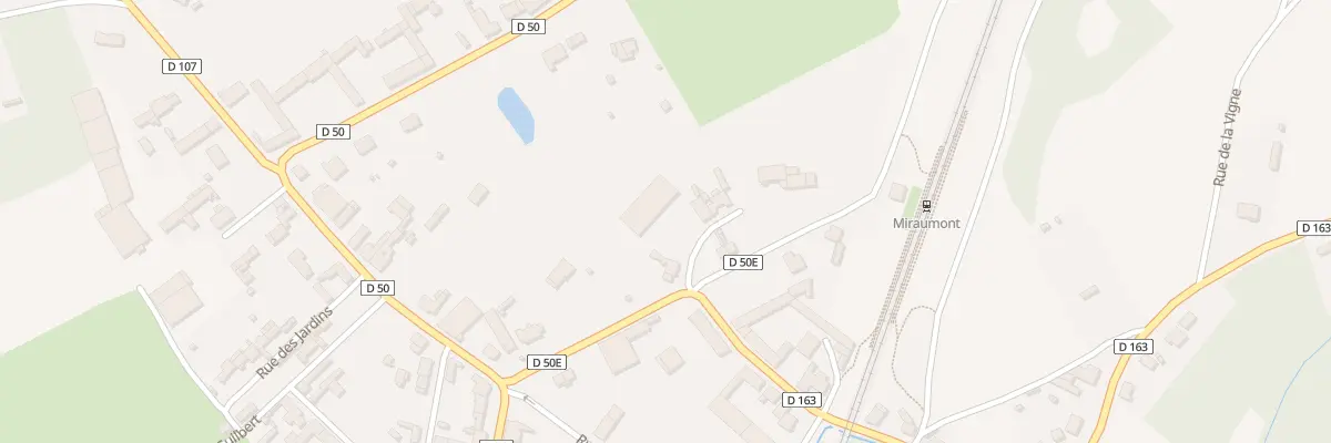 Plan du 9 Rue de la Gare à Miraumont