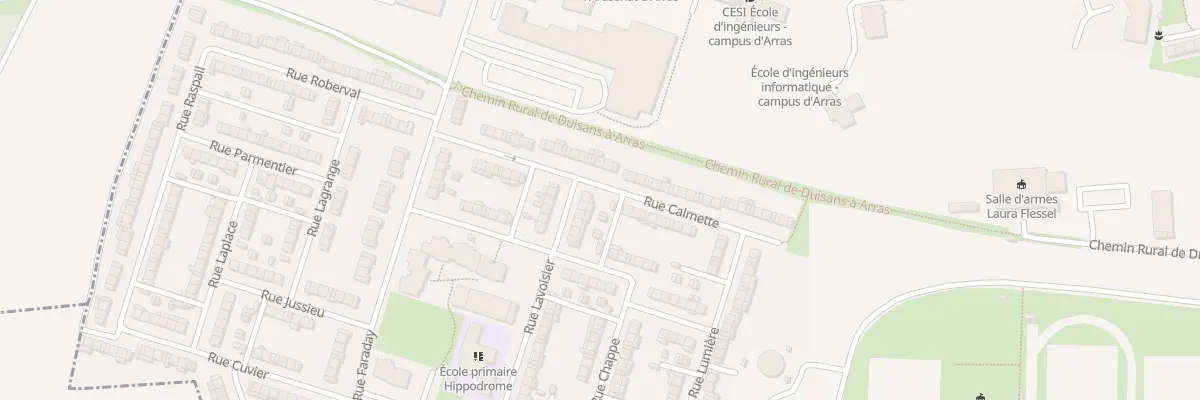 Plan du 34 Rue Lavoisier à Arras