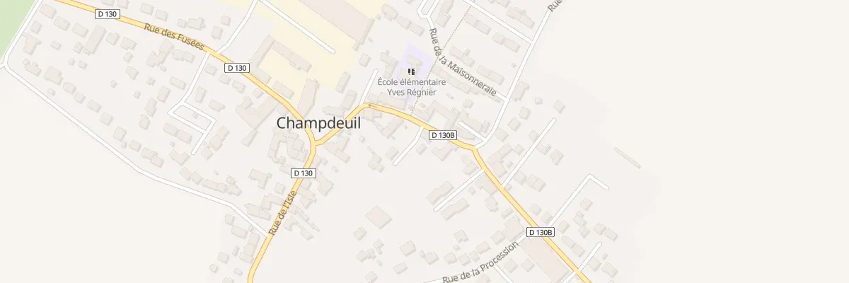 Plan du 60 Rue Grande à Champdeuil