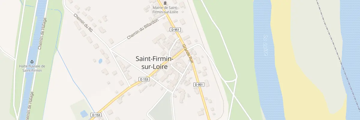 Plan du 1 Pl de l’Eglise à Saint-Firmin-sur-Loire