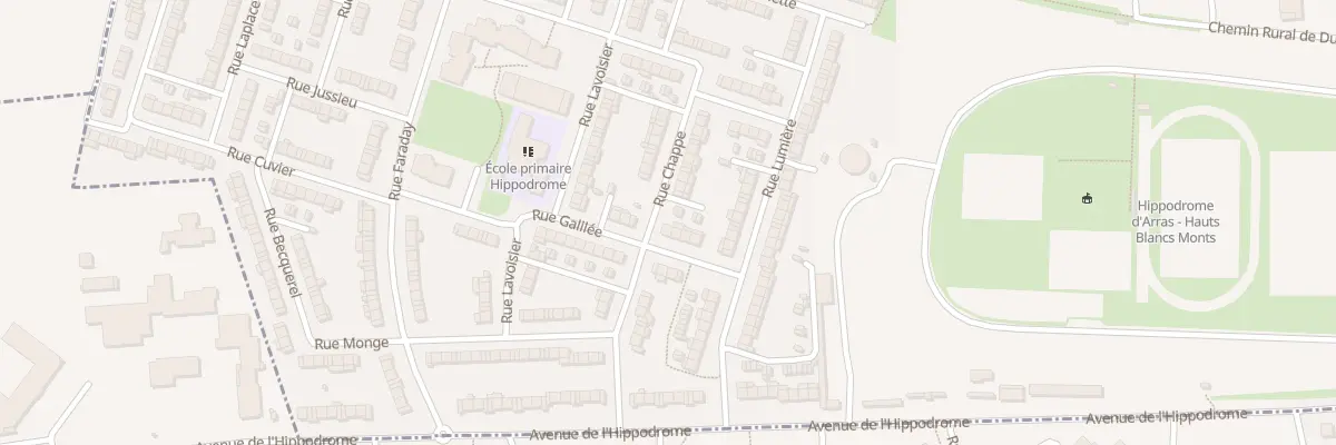 Plan du 8 Rue Galilée à Arras