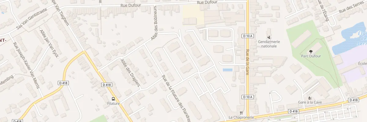 Plan du 4 Rue de la Filature des Flandre à Bailleul