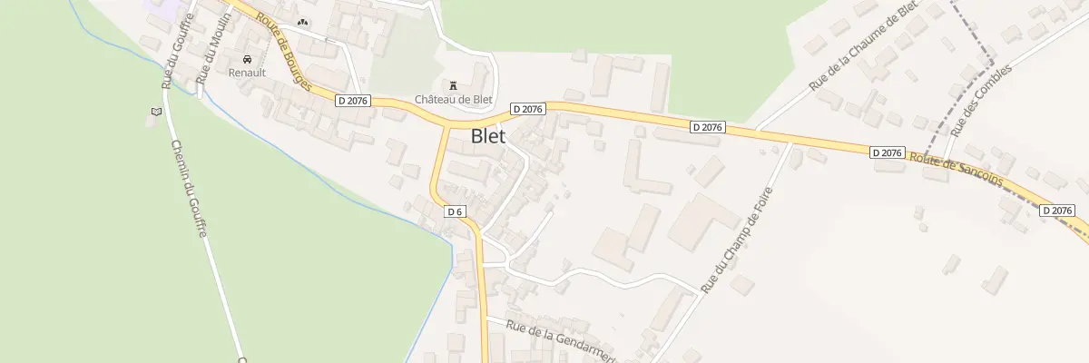 Plan du 11 Rue de la Gaitè à Blet