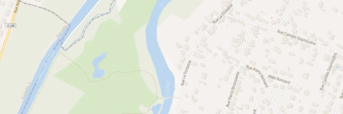 Plan du 33 Rue La Fontaine à Châlette-sur-Loing