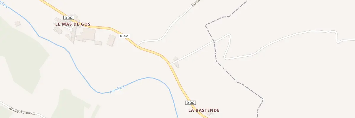 Plan du 5123 La Bastende à Saint-Juéry