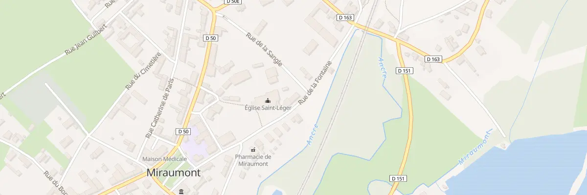 Plan du 7 Rue de la Fontaine à Miraumont