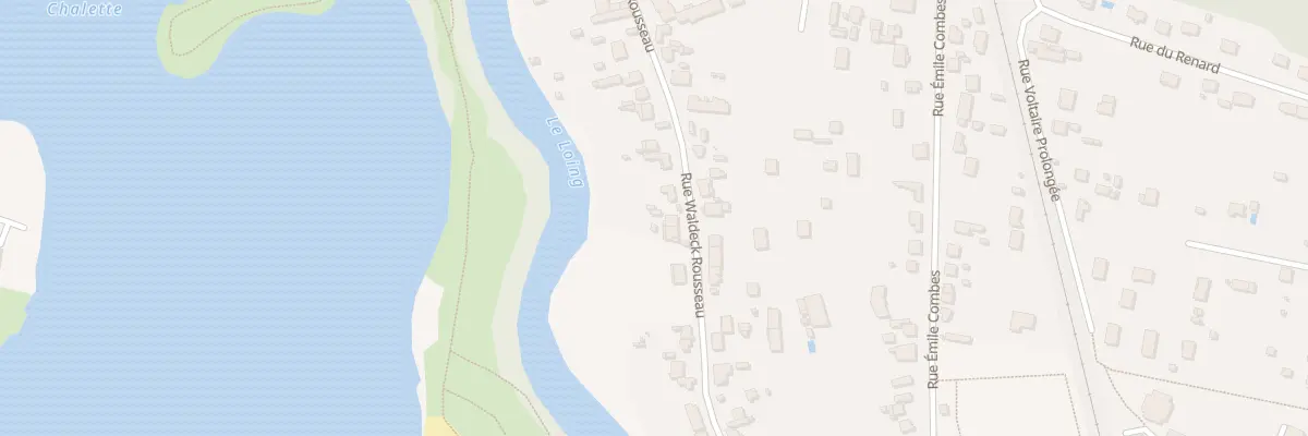 Plan du 25 Rue Waldeck Rousseau à Châlette-sur-Loing