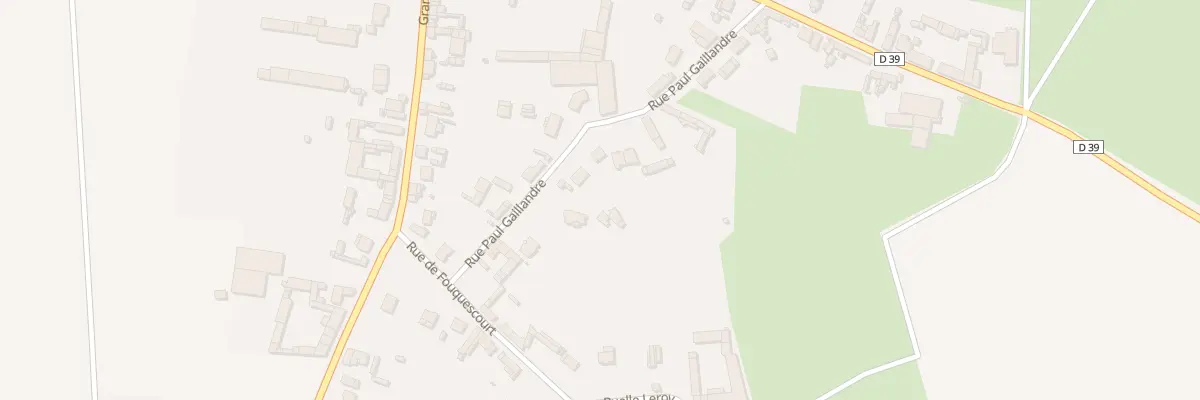 Plan du 29 Rue Paul Gaillandre à Méharicourt