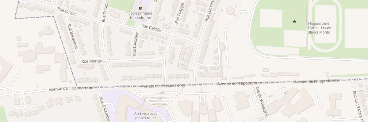 Plan du 5 Rue Lumière à Arras