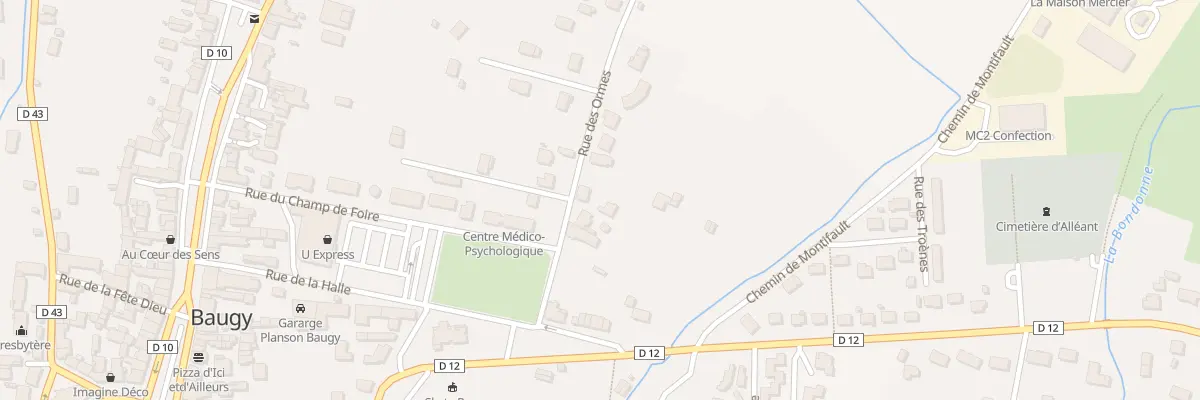 Plan du 11 Rue des Ormes à Baugy
