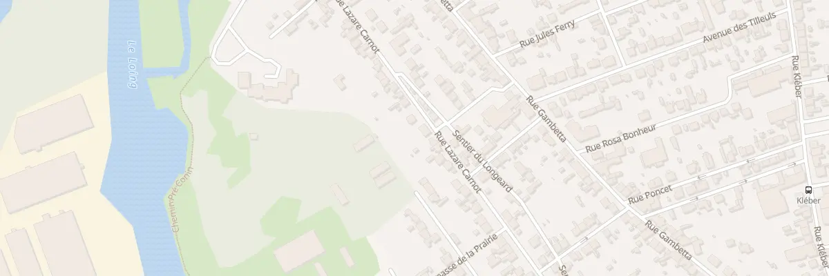 Plan du 22 Rue Lazare Carnot à Châlette-sur-Loing