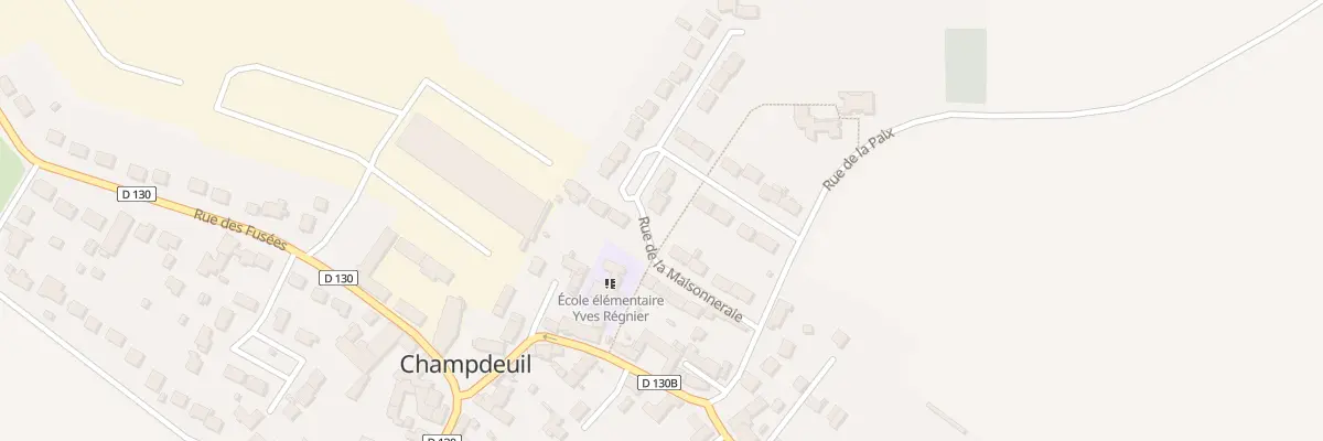 Plan du 10 Rue de la Maisonneraie à Champdeuil