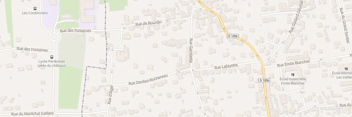 Plan du 2B Rue Denfert Rochereau à Dampmart
