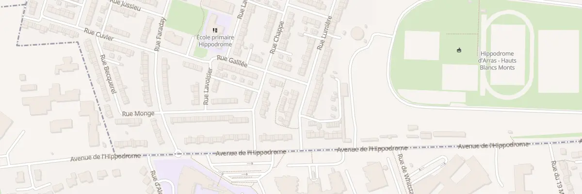 Plan du 13 Rue Lumière à Arras