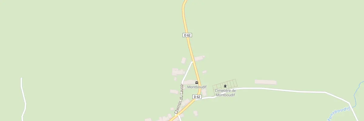 Plan du 6021 Le Bourg à Montboudif
