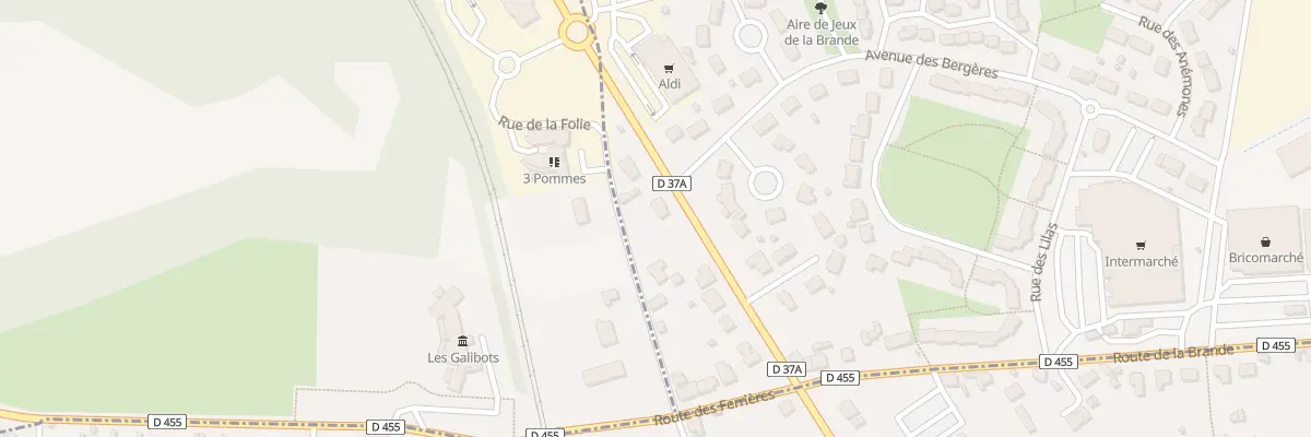 Plan du 11 Rte de Chamblet à Malicorne