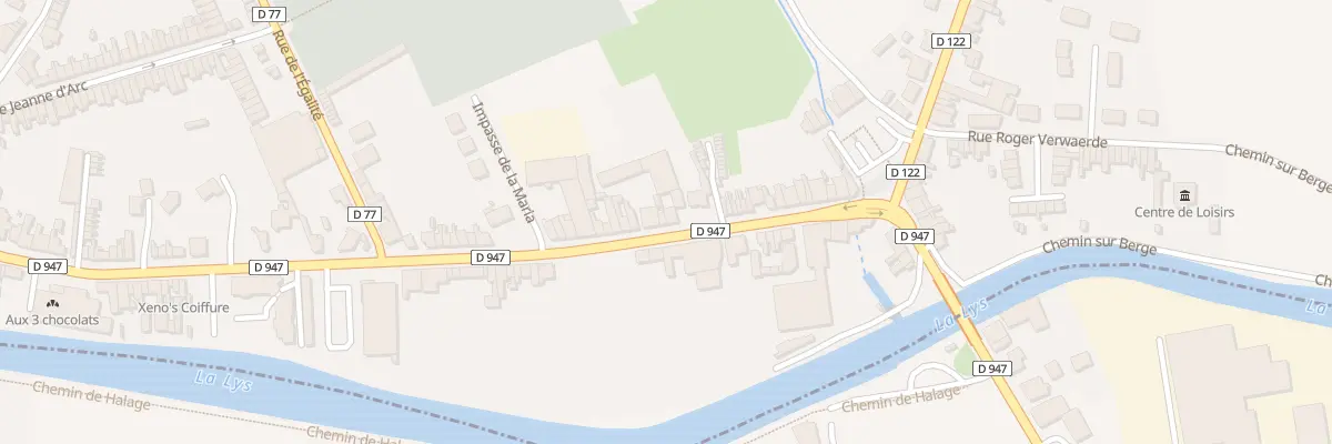 Plan du 91 Rue de Lille à Estaires