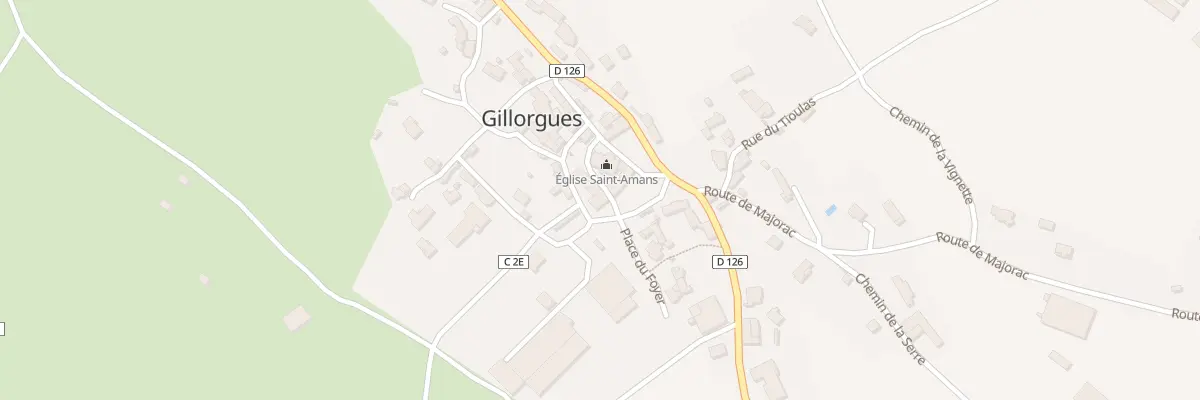 Plan du 2 Rue du Poujol à Bozouls