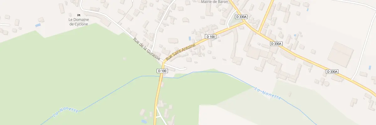 Plan du 1 Imp de l’Abreuvoir à Baron
