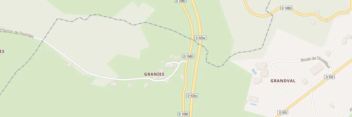 Plan du 6080 Granies à Espalion
