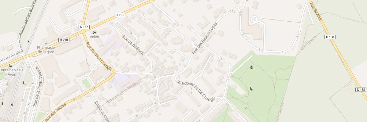 Plan du 7 Rue des Basses-Loges à Avon