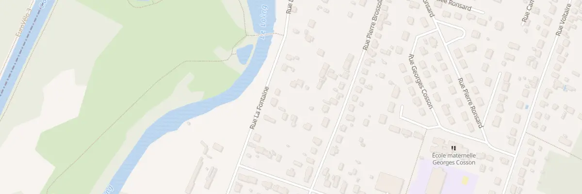Plan du 38 Rue La Fontaine à Châlette-sur-Loing
