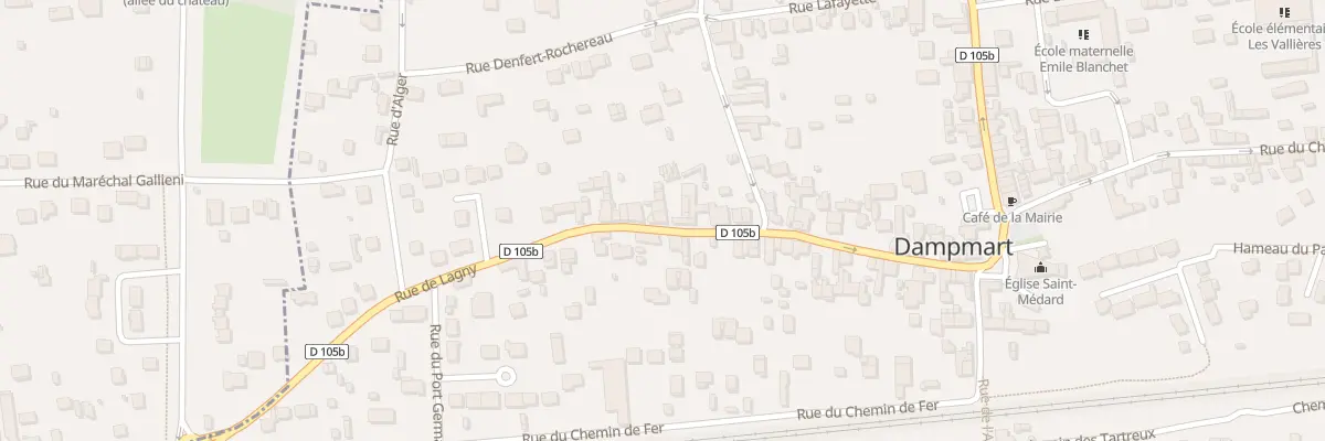 Plan du 54 Rue de Lagny à Dampmart