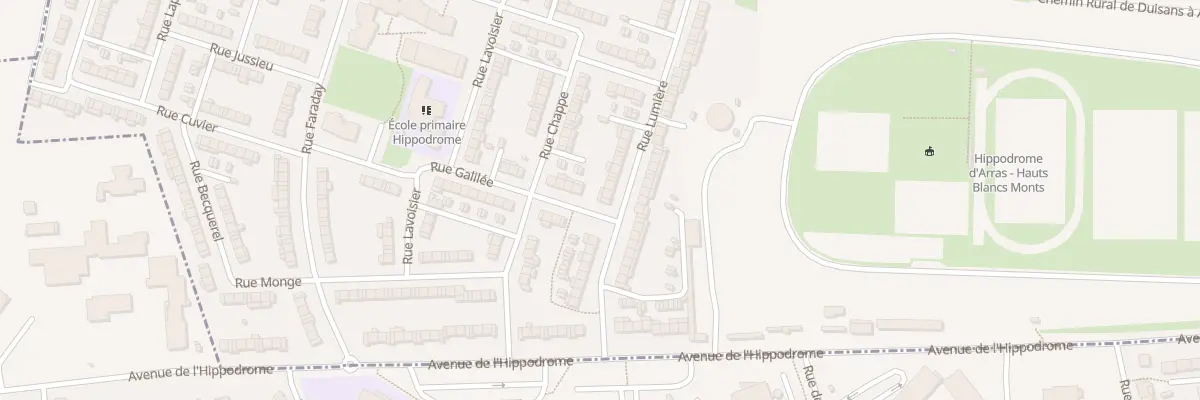 Plan du 17 Rue Lumière à Arras