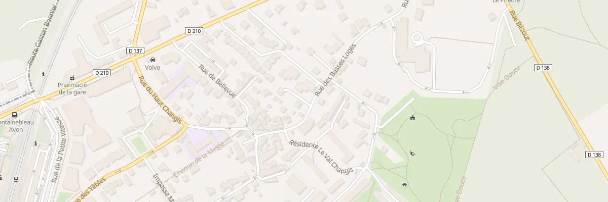 Plan du 7A Rue des Basses-Loges à Avon