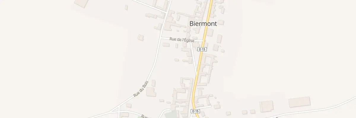 Plan du 3 Rue de l’Eglise à Biermont