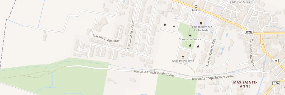 Plan du 18 Rue l’Ensoleille à Saint-Féliu-d’Avall