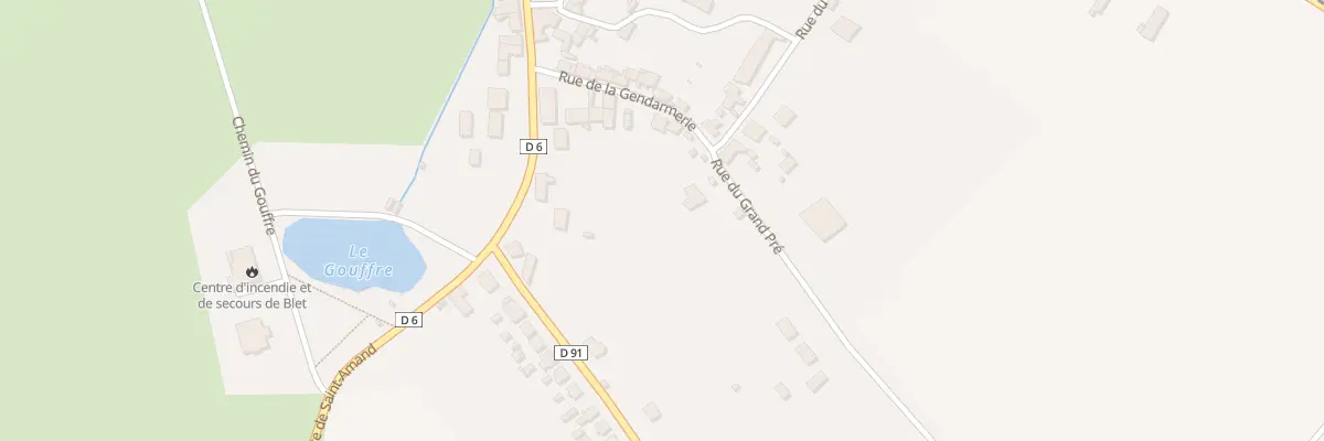 Plan du 1 Rue du Grand Pré à Blet