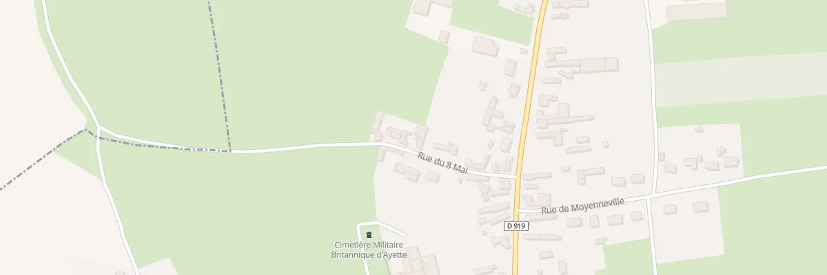 Plan du 8 Rue du Huit Mai à Ayette