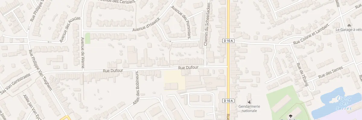 Plan du 32 Rue Dufour à Bailleul