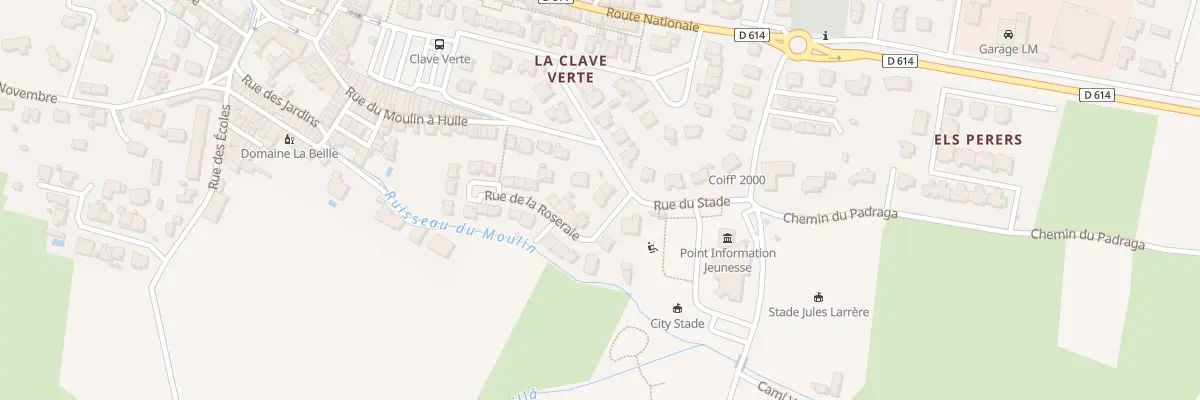 Plan du 4 Rue de la Roseraie à Corneilla-la-Rivière