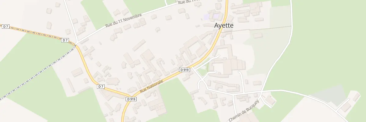 Plan du 40 Rue Nationale à Ayette