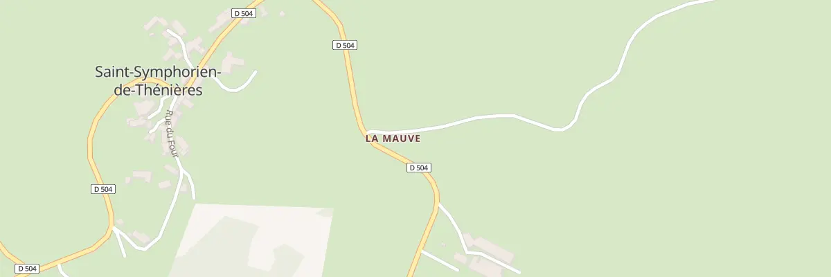 Plan du 5062 La Brousse à Saint-Symphorien-de-Thénières