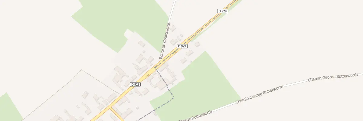 Plan du 620 Rte de Bapaume à Contalmaison