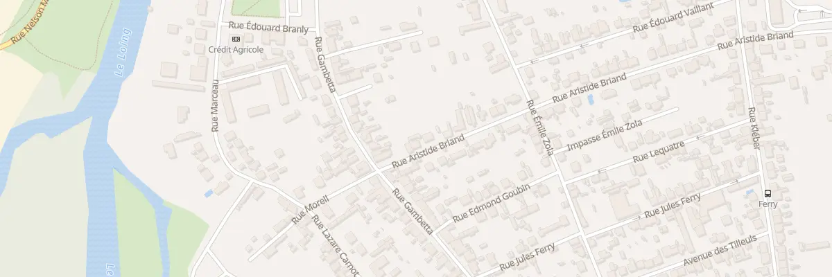 Plan du 5 Rue Aristide Briand à Châlette-sur-Loing
