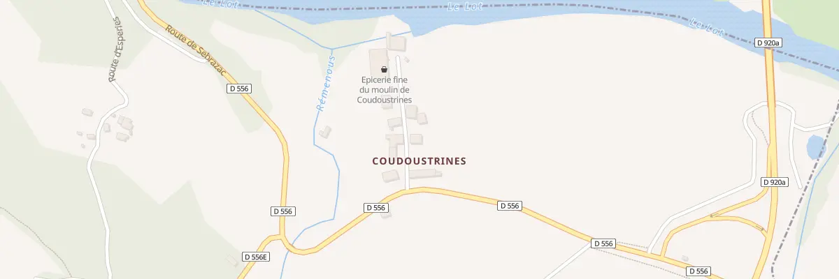Plan du 5030 Coudoustrines à Bessuéjouls