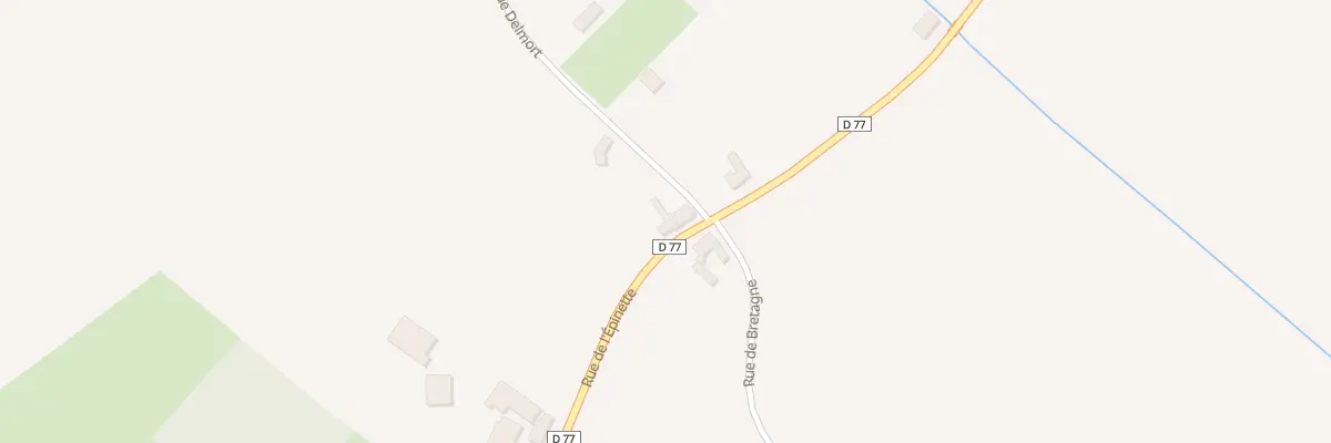 Plan du 895 Rue de l’Epinette à Estaires