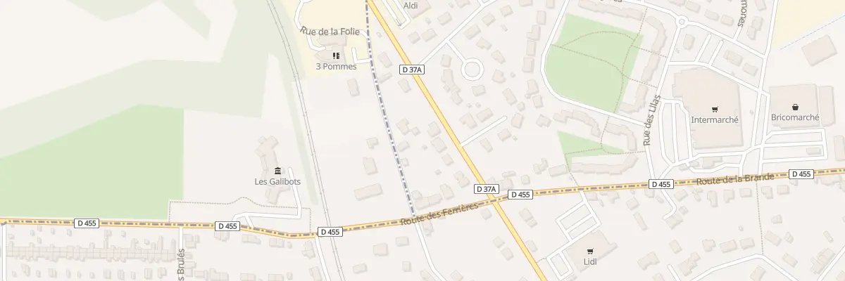 Plan du 7 Rte de Chamblet à Malicorne