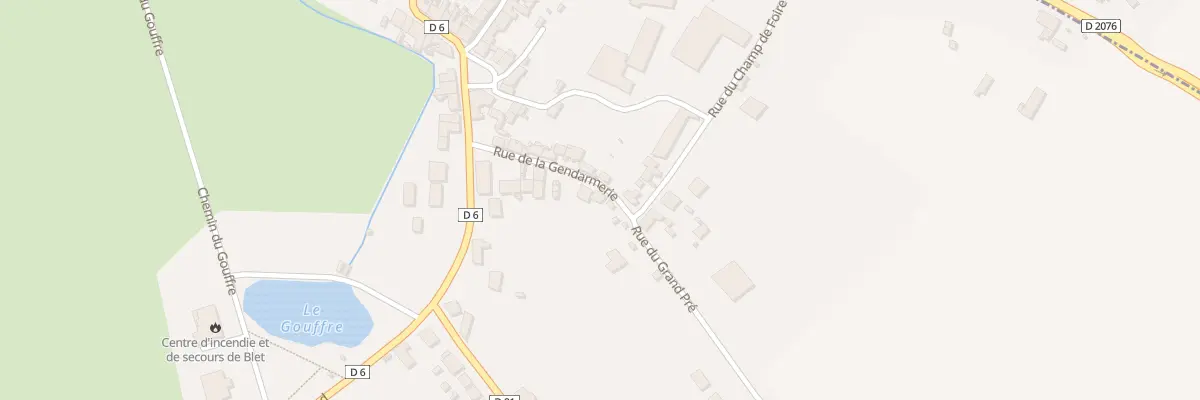 Plan du 10 Rue de la Gendarmerie à Blet