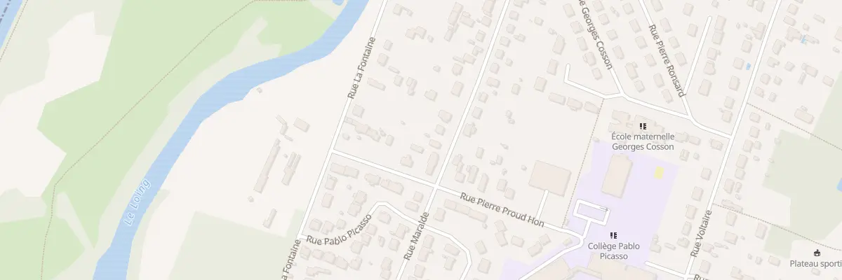 Plan du 4 Rue Pierre Brossolette à Châlette-sur-Loing