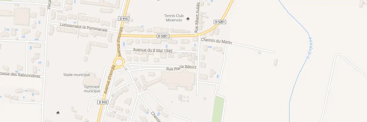 Plan du 19 Rue Pierre Bétorz à Olonzac