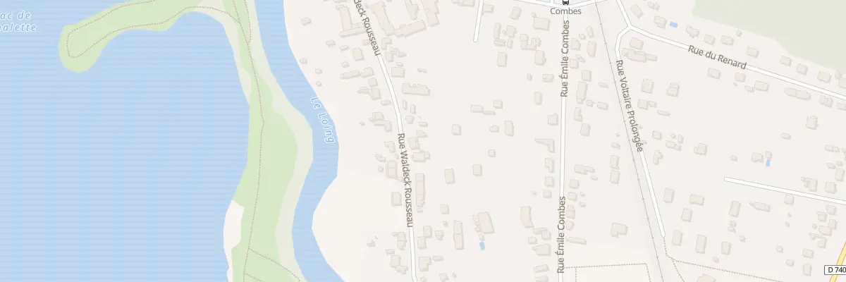 Plan du 40 Rue Waldeck Rousseau à Châlette-sur-Loing